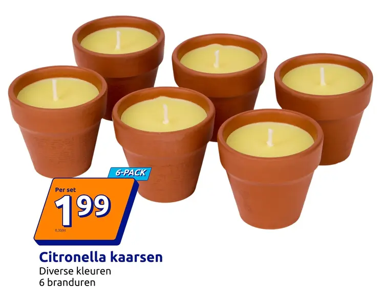 Aanbieding: Citronella kaarsen