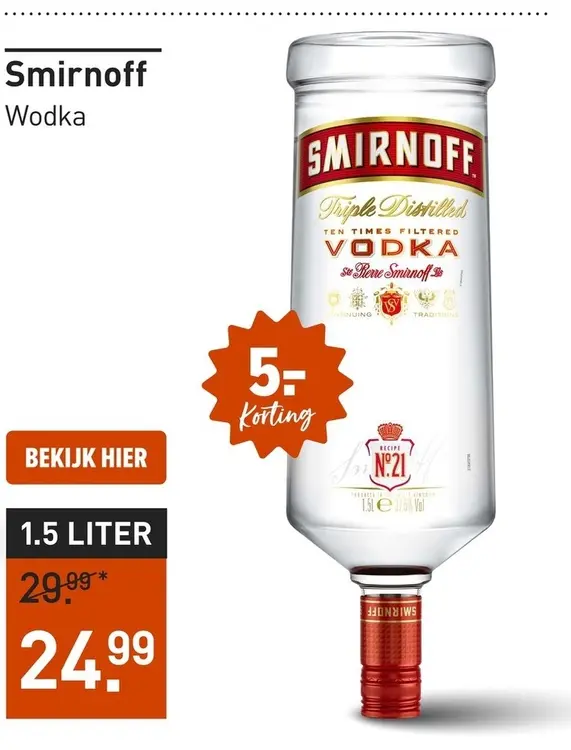 Aanbieding: Smirnoff