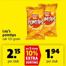 Aanbieding: Lay's pomtips