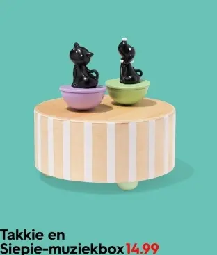 Aanbieding: Takkie en Siepie-muziekbox