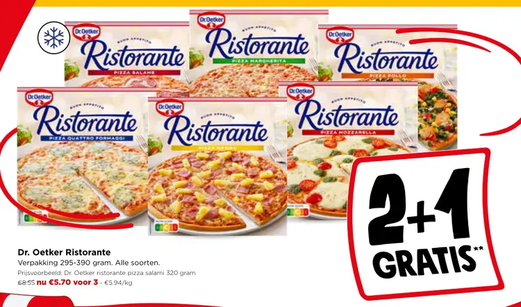 Promotie: Ristorante pizza