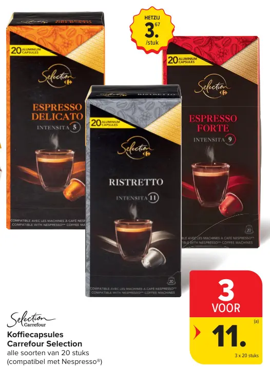 Promotie: Koffiecapsules