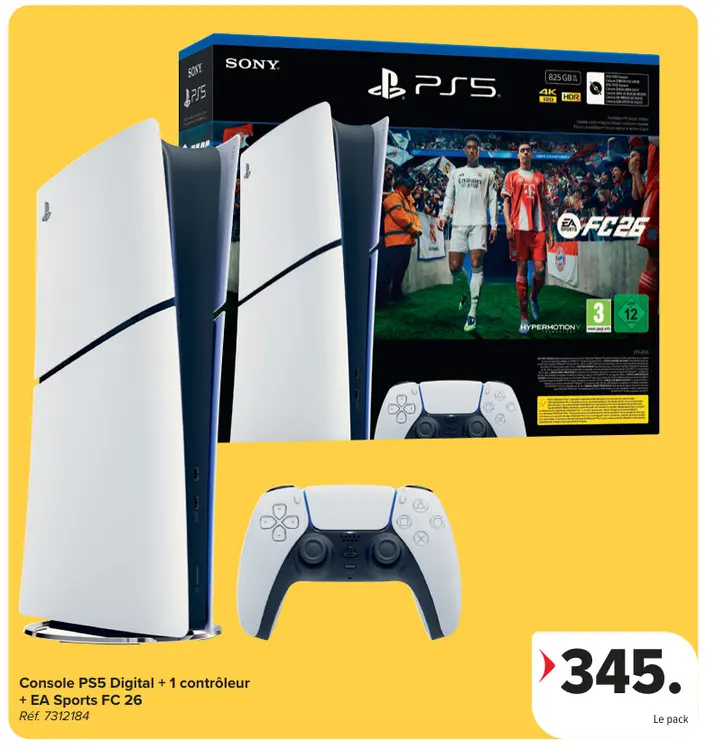 Offre: Console PS5 Digital