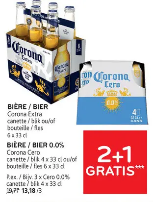 Offre: Corona Extra / Corona Cero