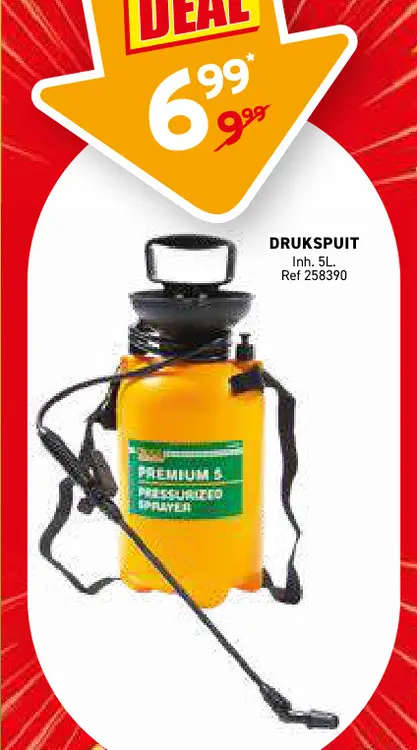 Promotie: Drukspuit