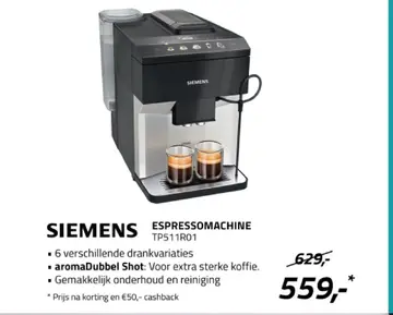 Aanbieding: ESPRESSOMACHINE