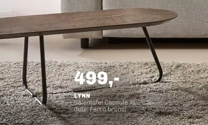 Aanbieding: Salontafel Capsule XL