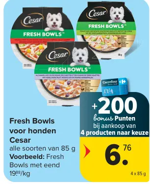 Promotie: Fresh Bowls voor honden
