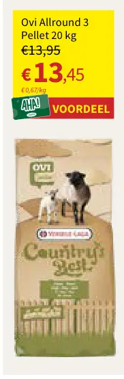 Promotie: Ovi Allround 3 Pellet 20 kg