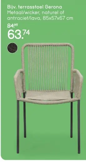 Aanbieding: Terrasstoel Gerona
