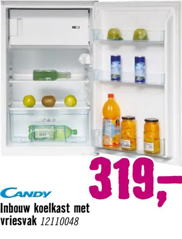 Aanbieding: CANDY Inbouw koelkast met vriesvak