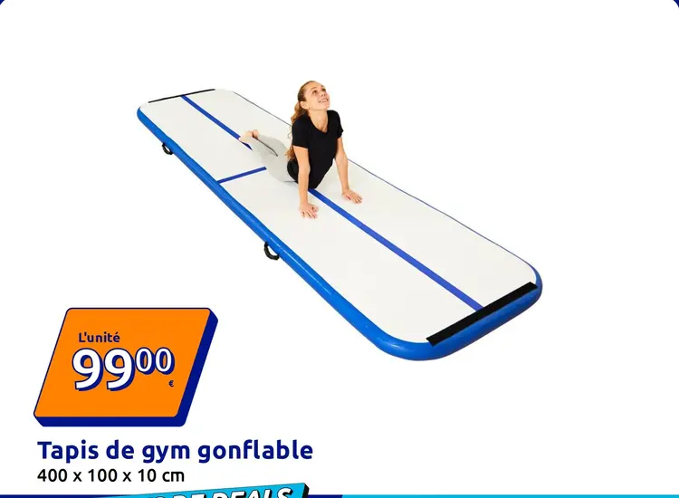 Offre: Tapis de gym gonflable