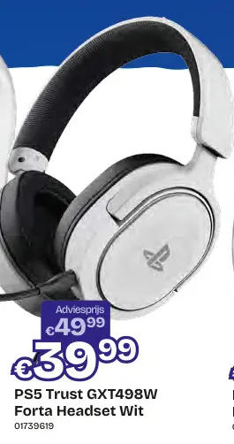 Aanbieding: PS5 Trust GXT498W Forta Headset Wit