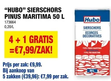 Promotie: Hubo Sierschors pinus maritima
