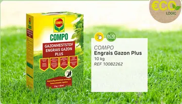 Offre: Engrais gazon plus compo 10kg
