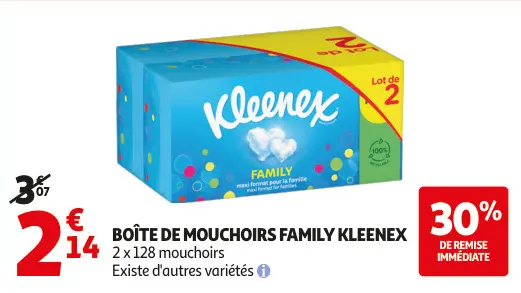 Aanbieding: Boîte de mouchoirs family
