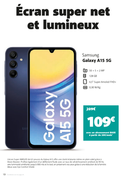 Offre: Galaxy A15 5G