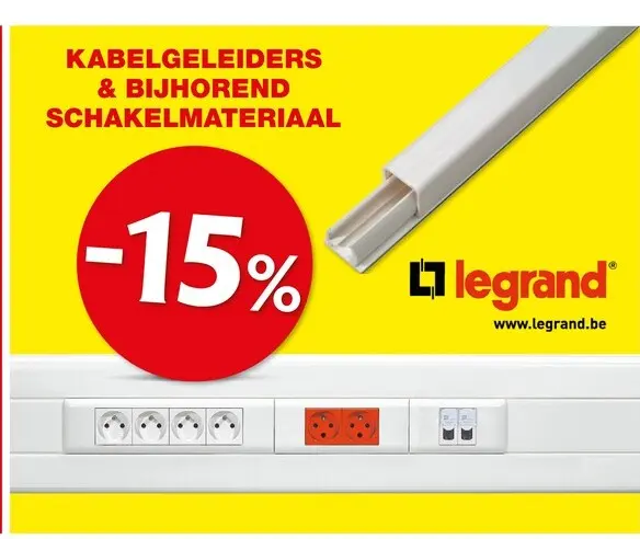 Promotie: Kabelgeleiders & bijhorend schakelmateriaal