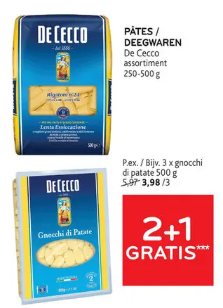 Offre: Pâtes / deegwagen