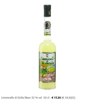 Offre: Limoncello di Sicilia likeur