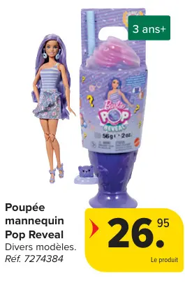 Offre: Poupée mannequin Pop Reveal