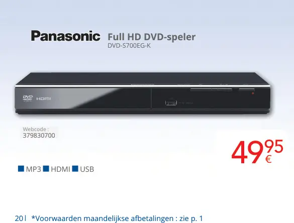 Aanbieding: Full HD DVD-speler