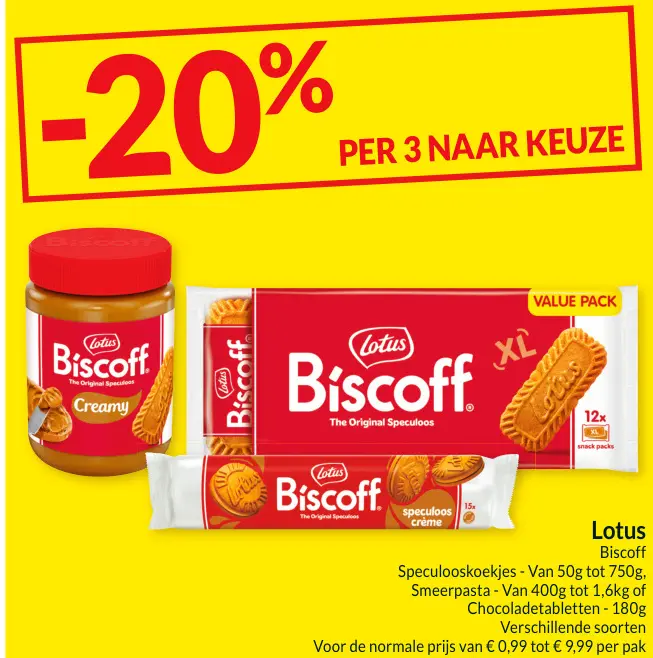 Promotie: Biscoff