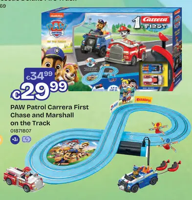Promotie: PAW Patrol Carrera First Chase and Marshall on the Track