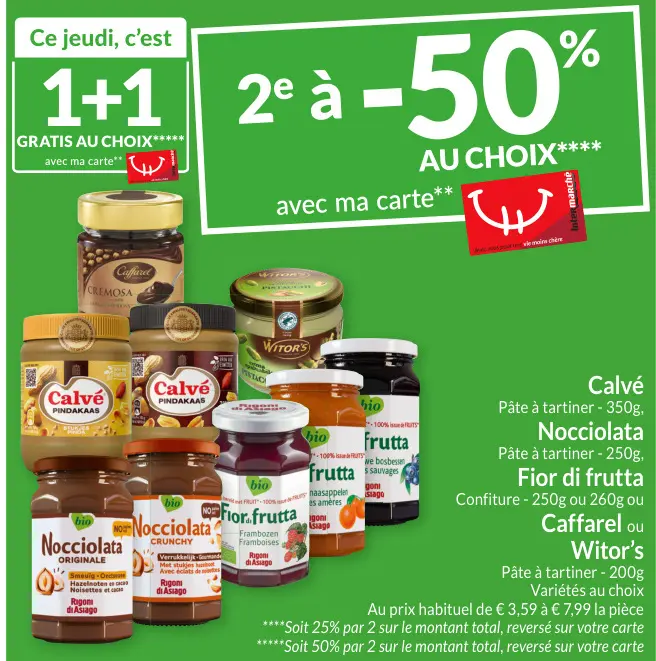 Offre: Pâte à tartiner, Confiture