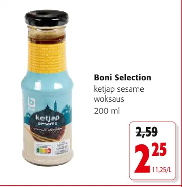 Promotie: Ketjap sesame woksaus