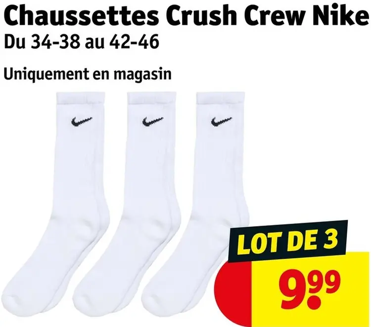 Offre: Chaussettes Crush Crew