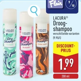 Promotie: Droogshampoo