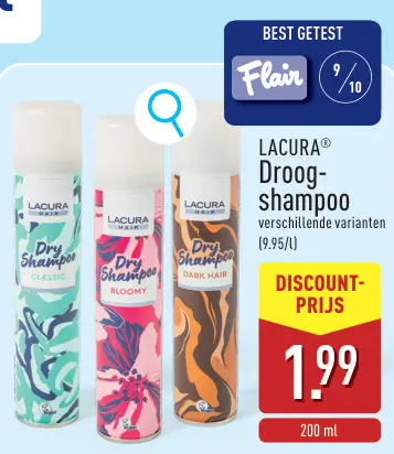 Promotie: Droog-shampoo