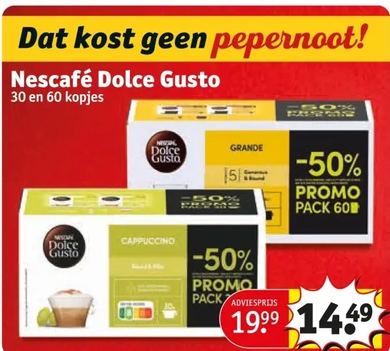 Aanbieding: Nescafé Dolce Gusto