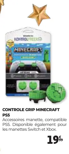 Aanbieding: Controle grip Minecraft ps5