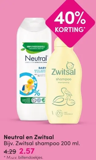 Aanbieding: Neutral en Zwitsal