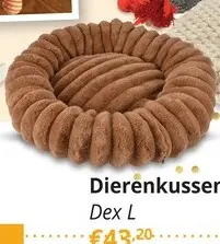 Promotie: Dierenkussen DEX L Camel