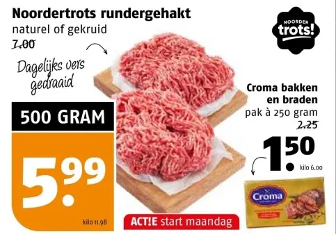 Aanbieding: Noordertrots rundergehakt