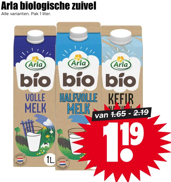 Aanbieding: Biologische zuivel