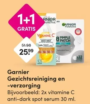 Aanbieding: Garnier Gezichtsreiniging en -verzorging