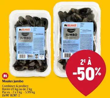 Offre: Moules jumbo