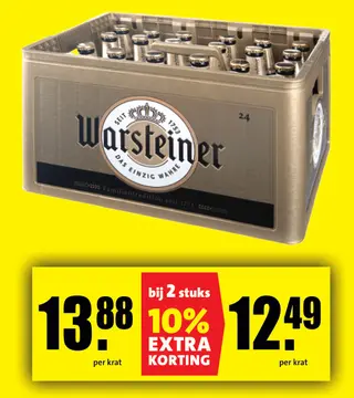 Aanbieding: Warsteiner krat