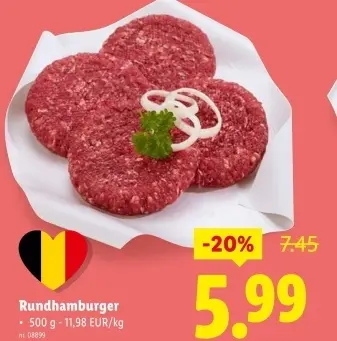 Promotie: Rundhamburger
