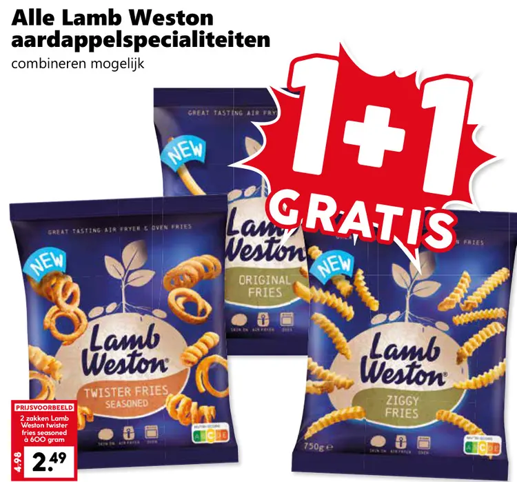 Aanbieding: aardappelspecialiteiten