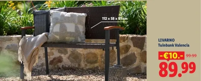 Aanbieding: Tuinbank Valencia