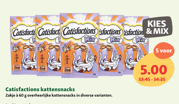 Aanbieding: Catisfactions kattensnacks