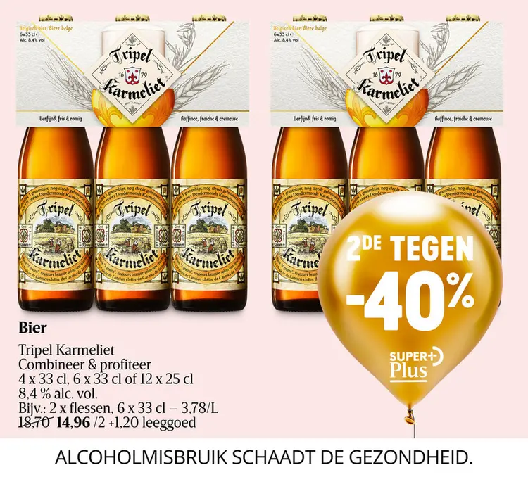 Aanbieding: Tripel Karmeliet