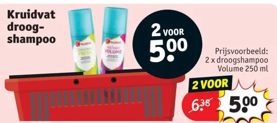 Promotie: Kruidvat droogshampoo