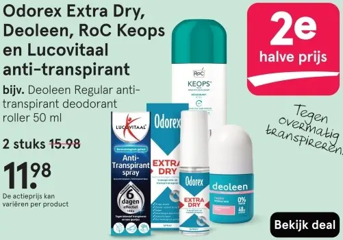 Aanbieding: Anti-transpirant