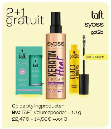 Promotie: Stylingproducten